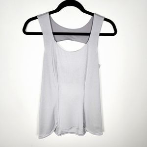 Lululemon Run Righteous loose fit lightweight Tank Heathered Grey Size 6